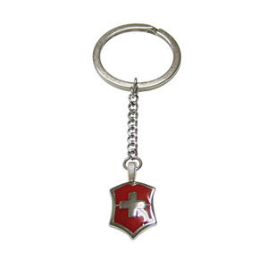 Red Cross Design Keychain